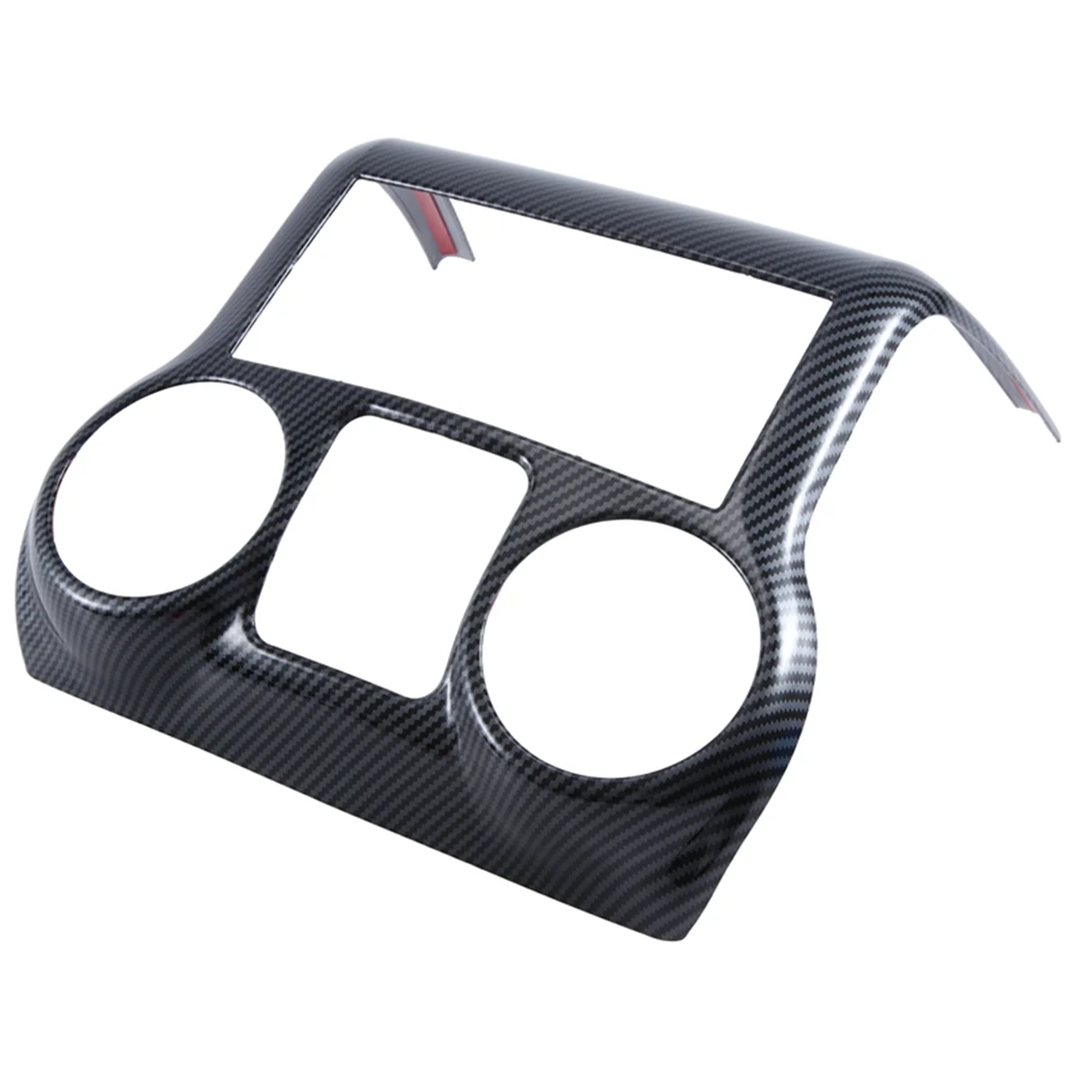 

Аксессуары для модификации автомобиля центральная консоль декоративная панель внутренняя черная карбоновая модель для Jeep Wrangler JK 2011-17