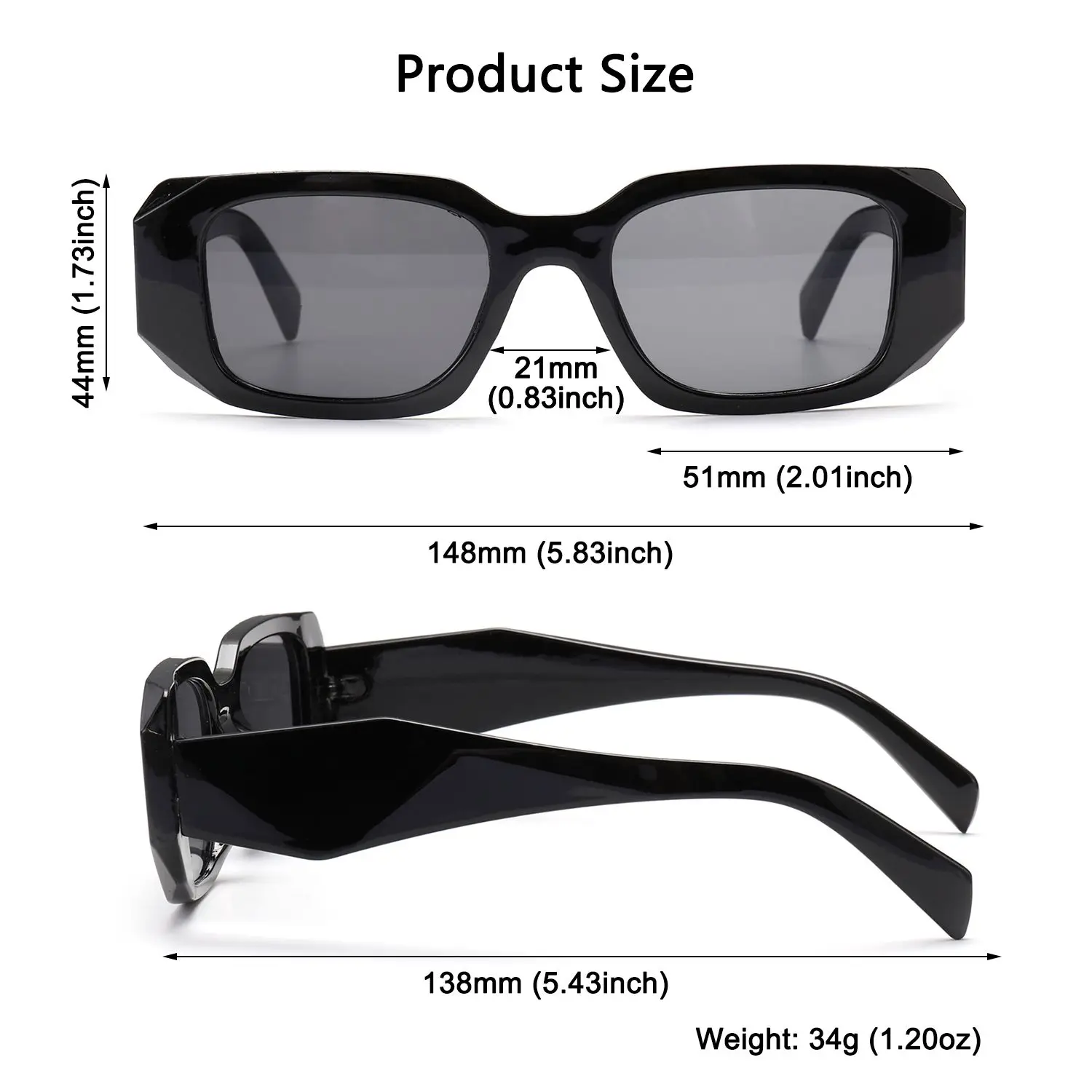 2022 ����ǰ �ƿ����� �ڿܼ� ���� UV400 ���̿��� ������ ���۶�, �簢�� ���۶� ������ ���۶�