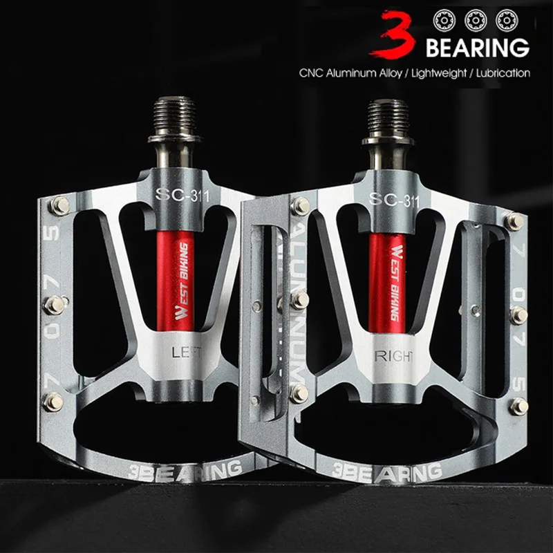 CXWXC V15 pedali MTB per bicicletta 3 cuscinetti sigillati struttura opaca piattaforma piatta larga Pedales per Mountain Bike Bicicleta accessori parte  18