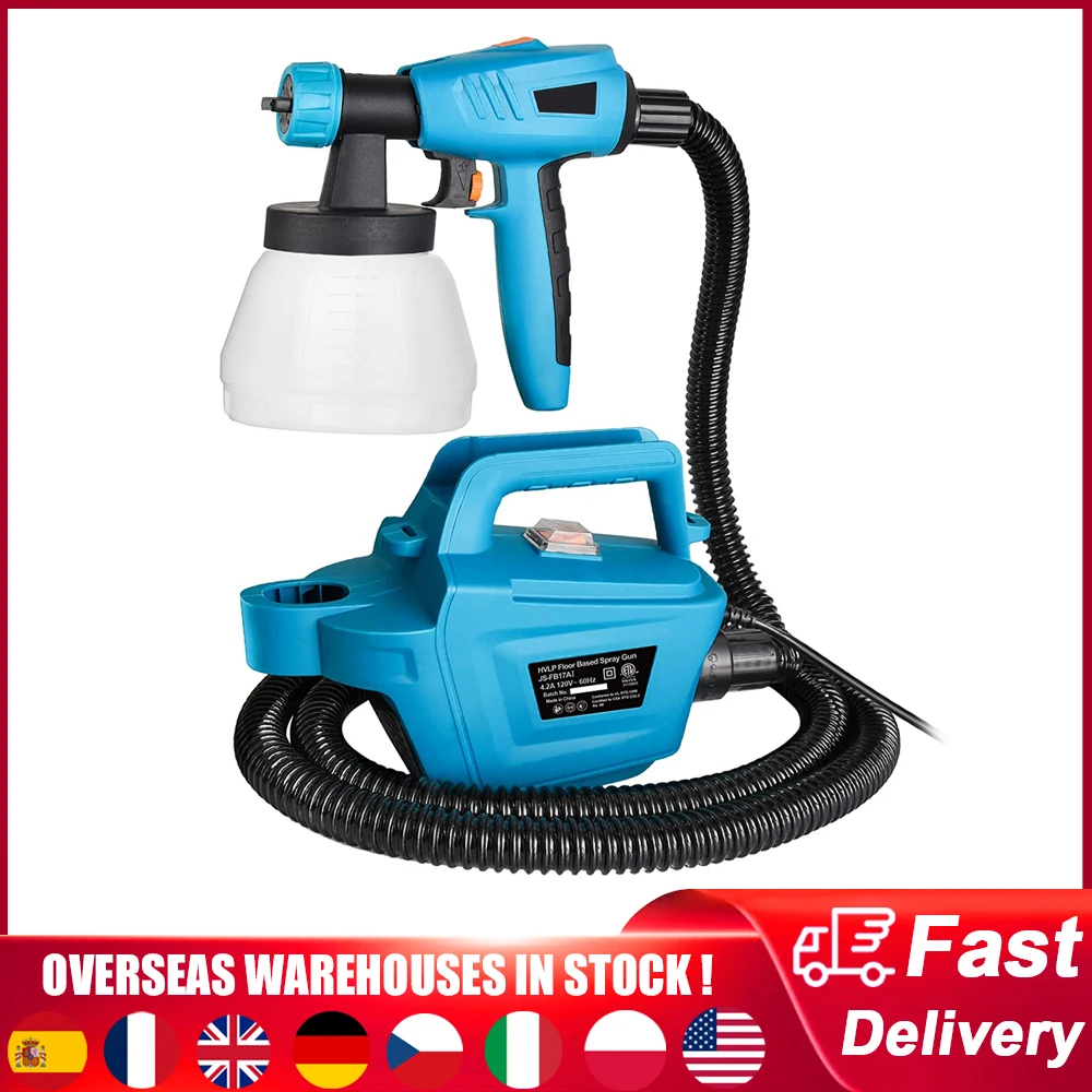 800W Electric Paint Sprayer 1300ML Spray Gun 1100ML/Min HVLP Spray