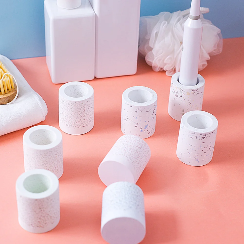 

Toothbrush Cup Kids Toothbrushes Power Organizer Electric Bathroom Table Holder Absorb Water