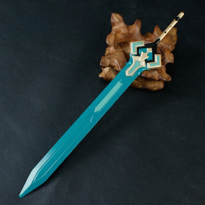 Genshin Impact Skyrider Sword Metal Collectible Ornament Gift