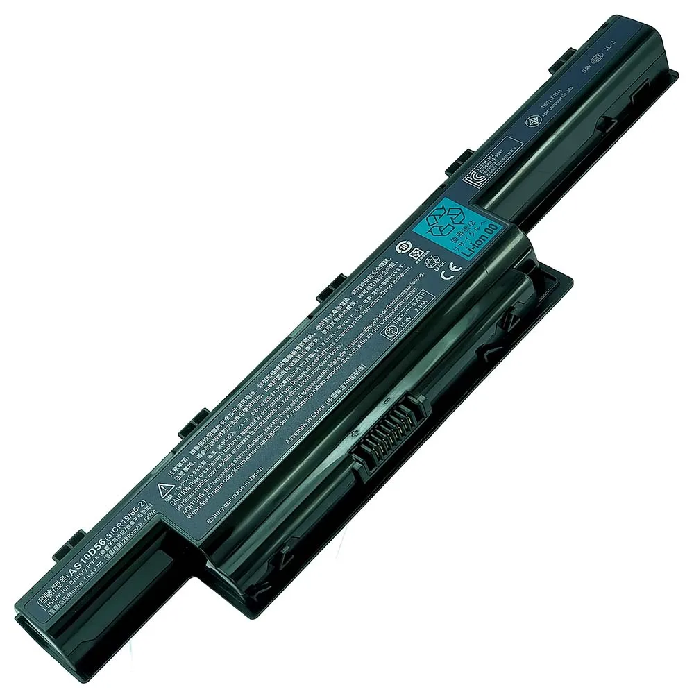 Bateria para Notebook Acer Aspire 5336-t353g16mnrr 5336-t353g25mnkk 14.8v 2800mah Ak.004bt.085 As10d56 Bt.00403.021 Bt.00405.013 - Imagem 2