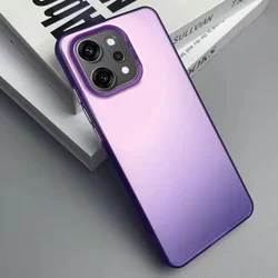 Thin Lightweight Shockproof Armor Phone Case with Large Hole and Antiskid Protection for OPPO Reno14Pro (Purple)