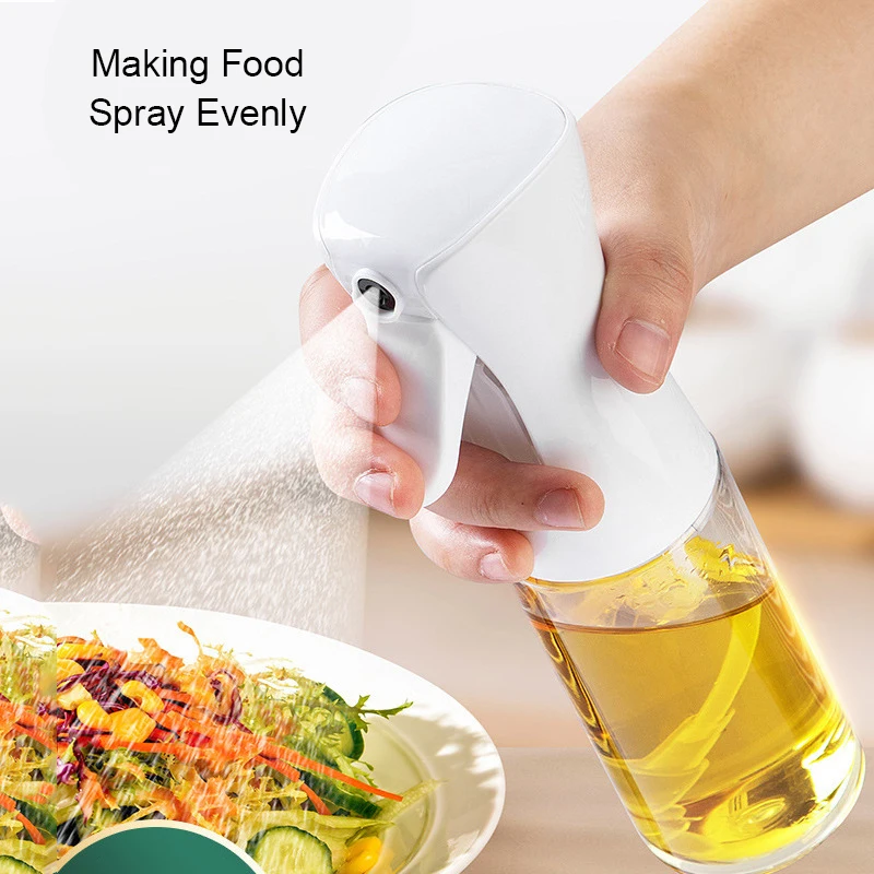 200 ml Spray Oil Bottle Kitchen BBQ Cooking Olive Oil Dispenser Camping Baking Empty Vinegar Soy Sauce Sprayer Container Tools