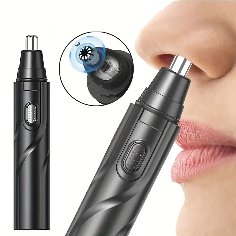 Nose Hair Trimmer Electric Low Noise High Torque High Speed Motors For Men
