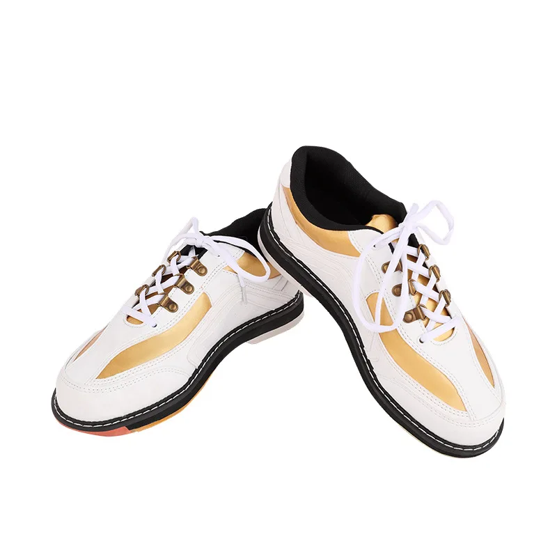 Bowling supplies for men and women, leather bowling shoes wear-resistant non-slip breathable shoes