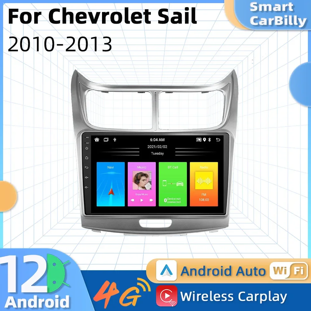 

Автомагнитола 2 Din для Chevrolet SAil 2010-2013, Android, автомобильный GPS-навигатор, мультимедийный плеер, аудио, стерео, головное устройство, Авторадио