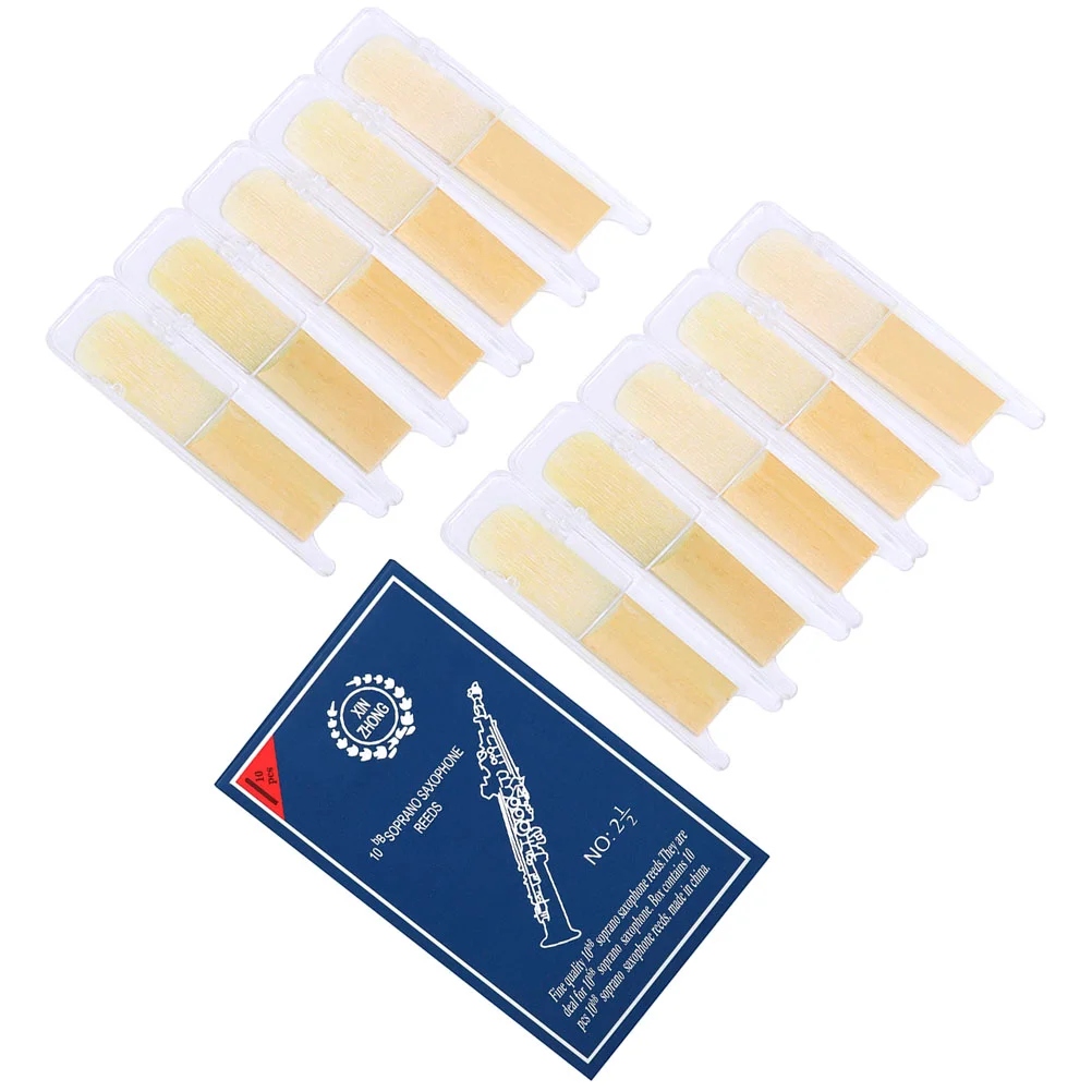 

10pcs Sax Saxophone Reeds 25 Bb Saxophone Reed Replacement Accessories