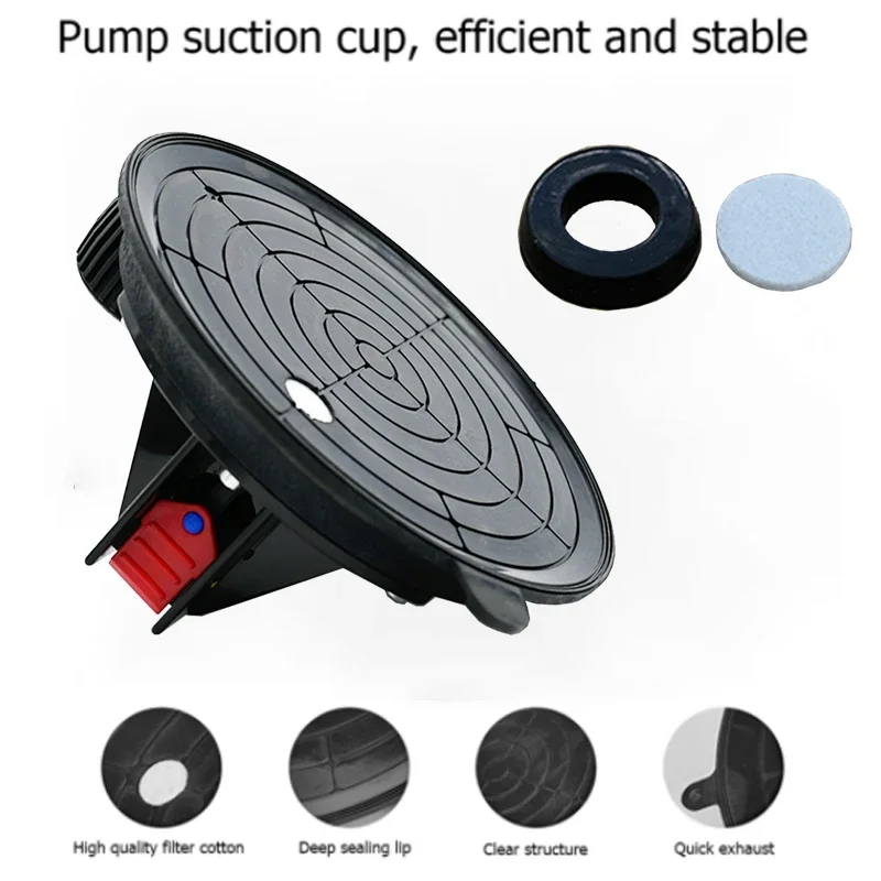 Vacuum Suction Cup 8 Inch 250KG Air Pump Powerful Heavy-Duty Hand Pump Sucker Lifted Magnets Handling Tools