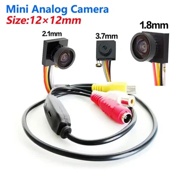 New TV Video Camera mini Lens AV Camera Small mini size 12x12mm 700TVL CMOS Color CCTV Home Security Surveillance 1