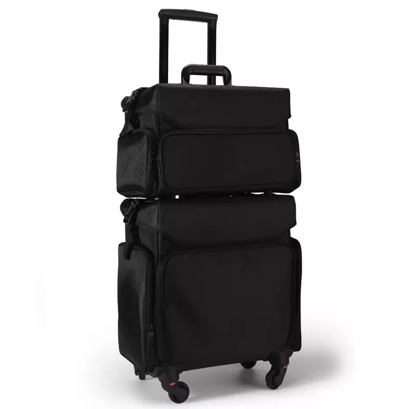 

Trolley Cosmetic Case Nails Makeup Toolbox Trolley Suitcase Women Beauty Tattoo Box New Large Capacity Rolling Luggage On Wheels