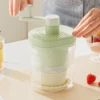 Mini Hand Crank Ice Crusher Ice Shaver Enjoy Ice Anywhere Crushed Ice Maker DIY with Ice Cube Tray and Ice Bowl for Camping Home 3