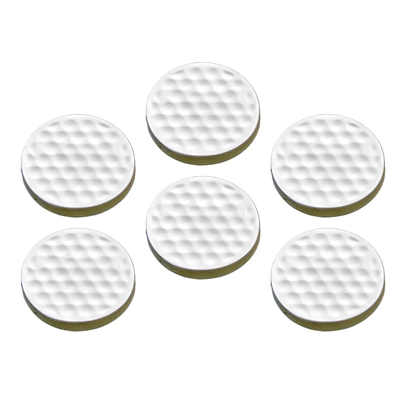 

6x Golf Practice Ball Lightweight Rubber Golf Swing Trainer for Yard Backyard Driving Range Golf Equipment Men Women