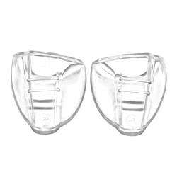 Clear Slip - On Safety Glasses with Flexible Side Shields (17mm)