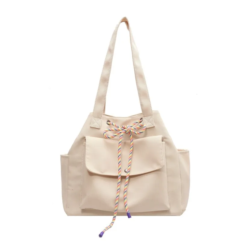 Shoulder Bag Nylon Large Capacity Storage Bag 2023 New Summer All-match Casual Design Daily Commuter Student Tote Bag All-match