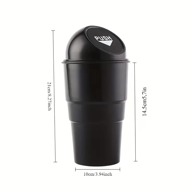 Car Trash Can Organizer Garbage Holder Automobiles Storage Bag Accessories Auto Door Seat Back Visor Trash Bin Paper Dustbin