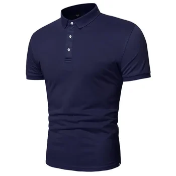 Cotton Polo Men Shirt Short Sleeve Polo Shirt Contrast Color Polo  Summer Streetwear Casual Fashion Men tops