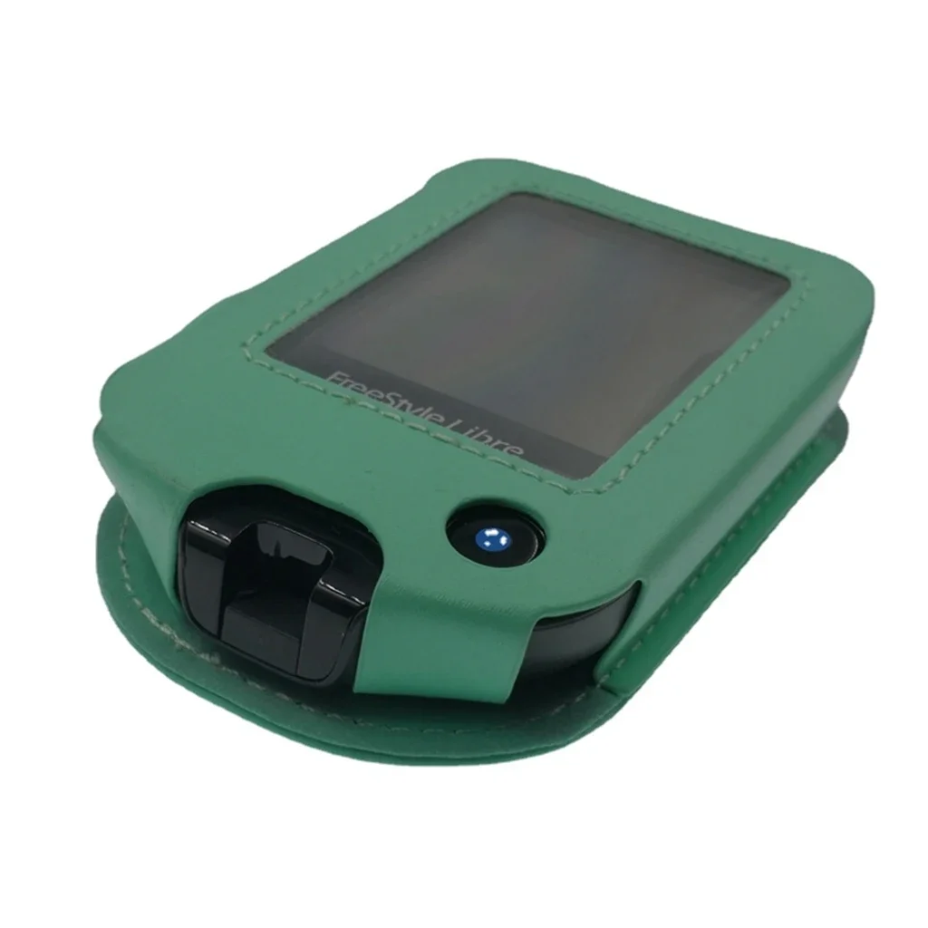 Description Picture 6 of itemABBOTT LIBRE FREESTYLE Reader Protective Cover Leather Halter Neck Blood Glucose Tester Leather Case Anti-fall