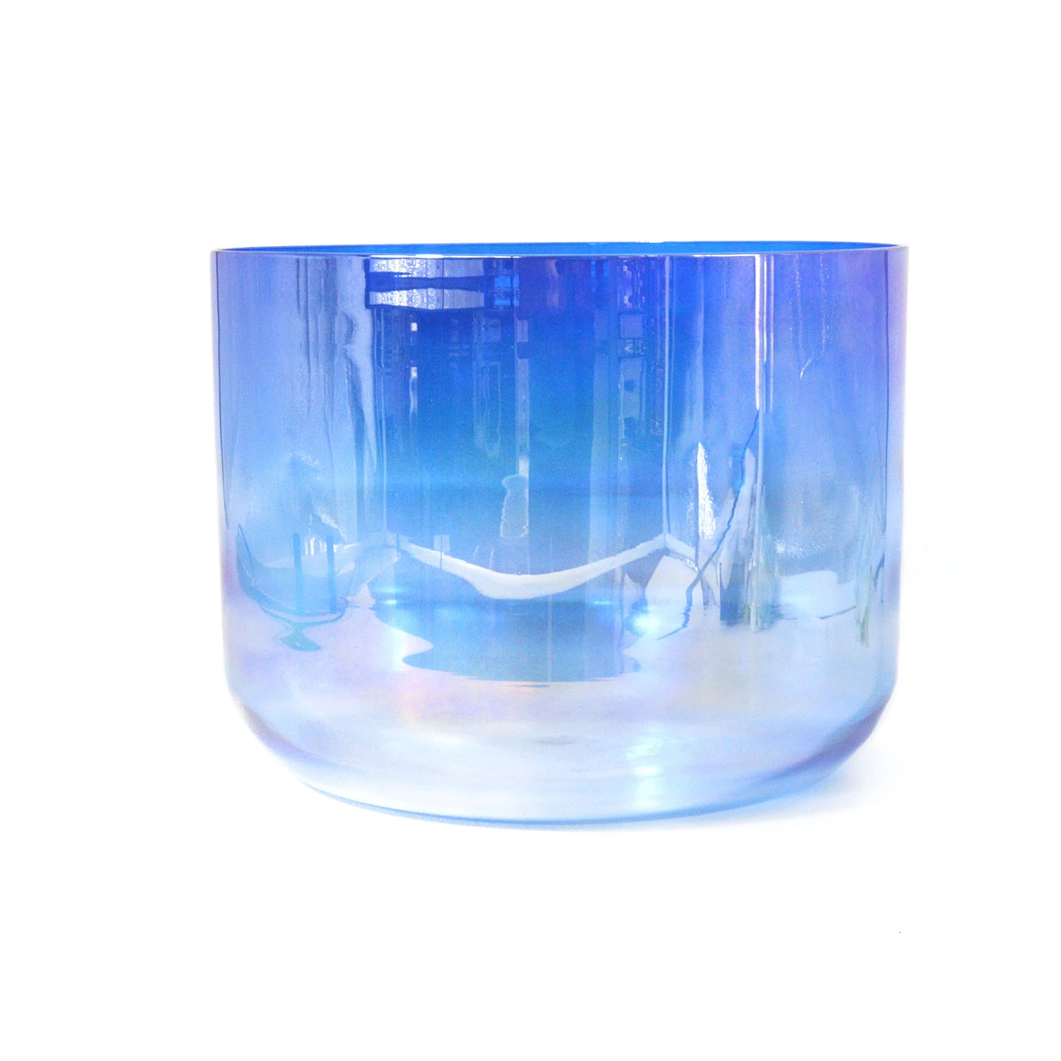 

Aqua blue gradient 10 inch quartz crystal bowl 432hz alchemy bowl set 432hz accessories meditation sound healing