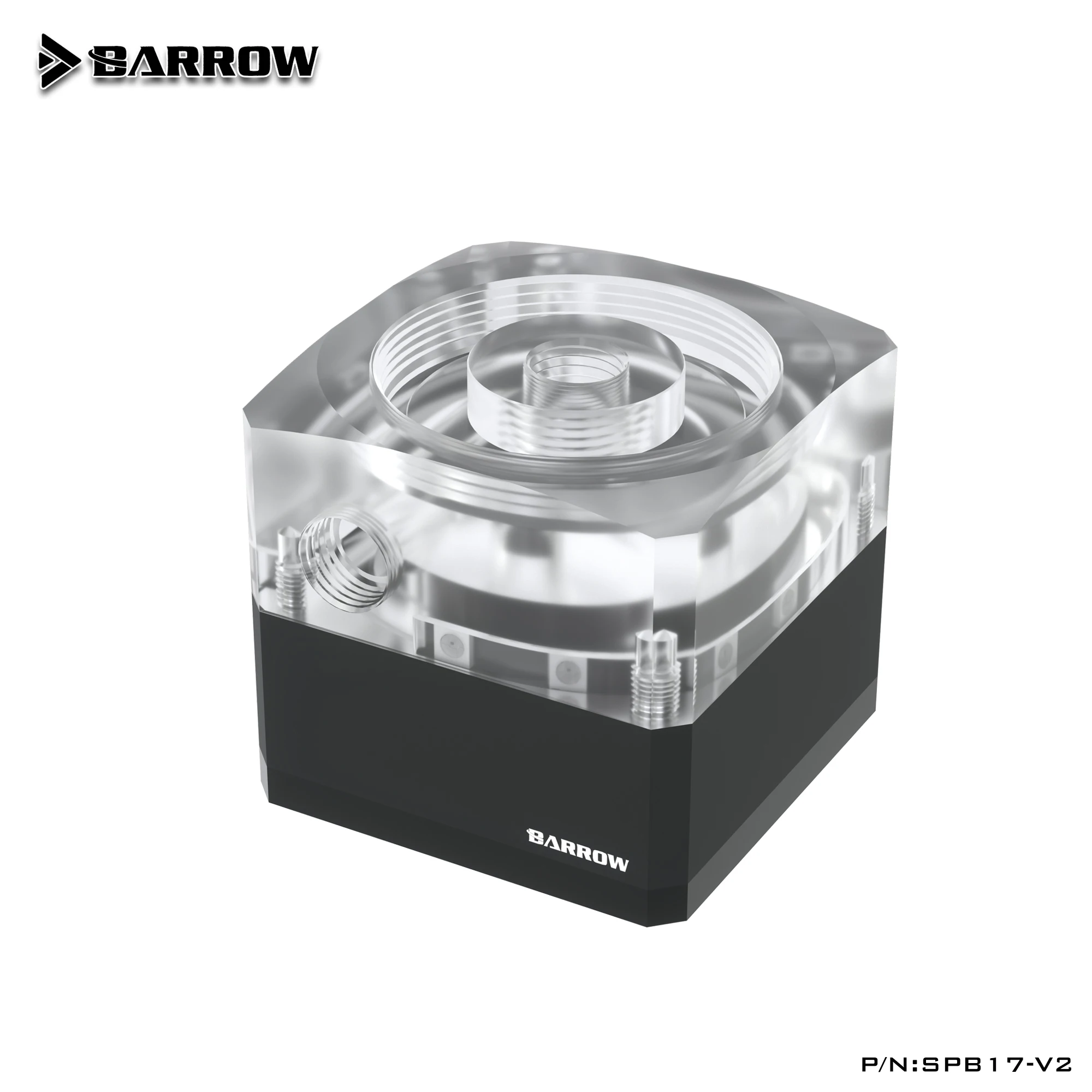 Carrinho Ddc Bomba Pwm 17w Elevador de Fluxo Máximo 5.5 Metros 960l h Regulagem de Velocidade Manual ou Pwm 3000rpm Sistema de Resfriamento de Água - Imagem 5