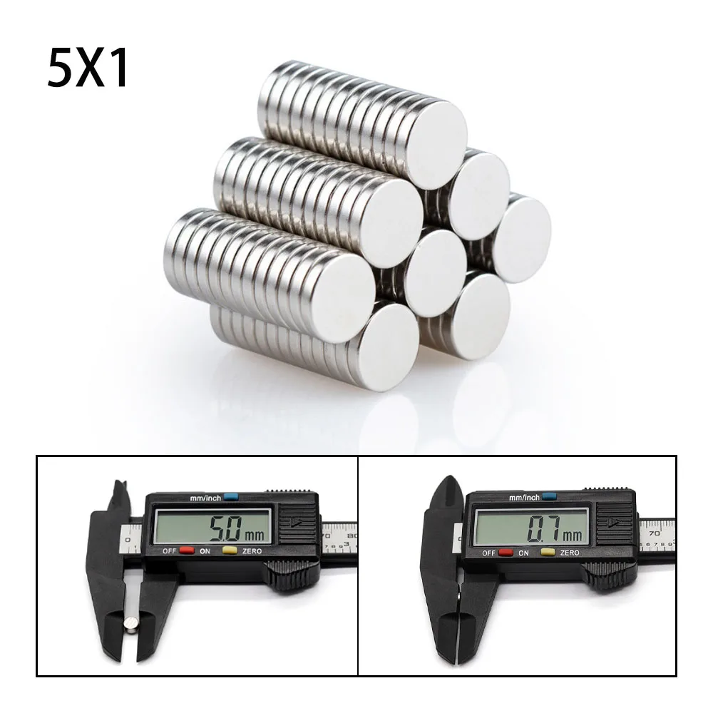 5-100pcs Super Strong Round Disc Blocks Rare Earth Neodymium Magnets Fridge Crafts For Acoustic Field Electronics Aimant Im&aacute;n