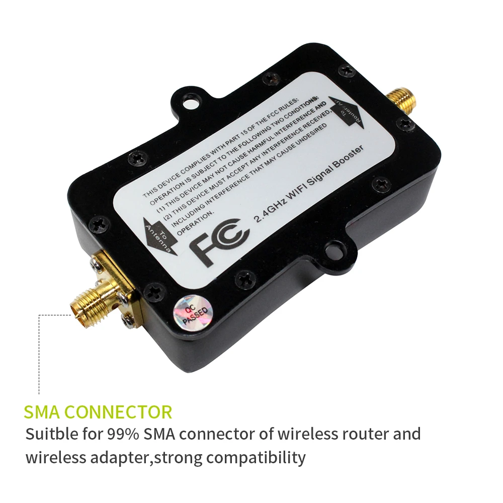 potência 2.4ghz 4w wifi signal booster faixa