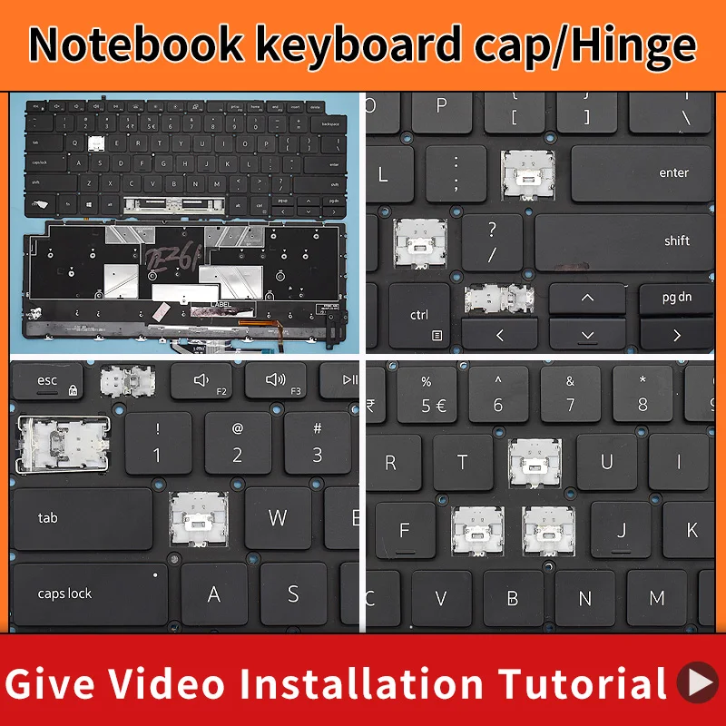 교체용 키캡 힌지, 델 XPS 13 7390, 2-in-1 P103G, XPS 13 9310, XPS 9370 9380, 03PMXP 0RD0CJ 키보드용