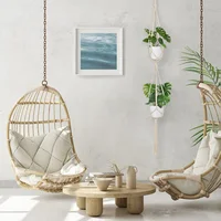 Hanging Plant Handmade Macrame Plant Hanger Flower Pot Planter Hanger Wall Decor Courtyard Garden Hanging Planter Hanging Basket 5