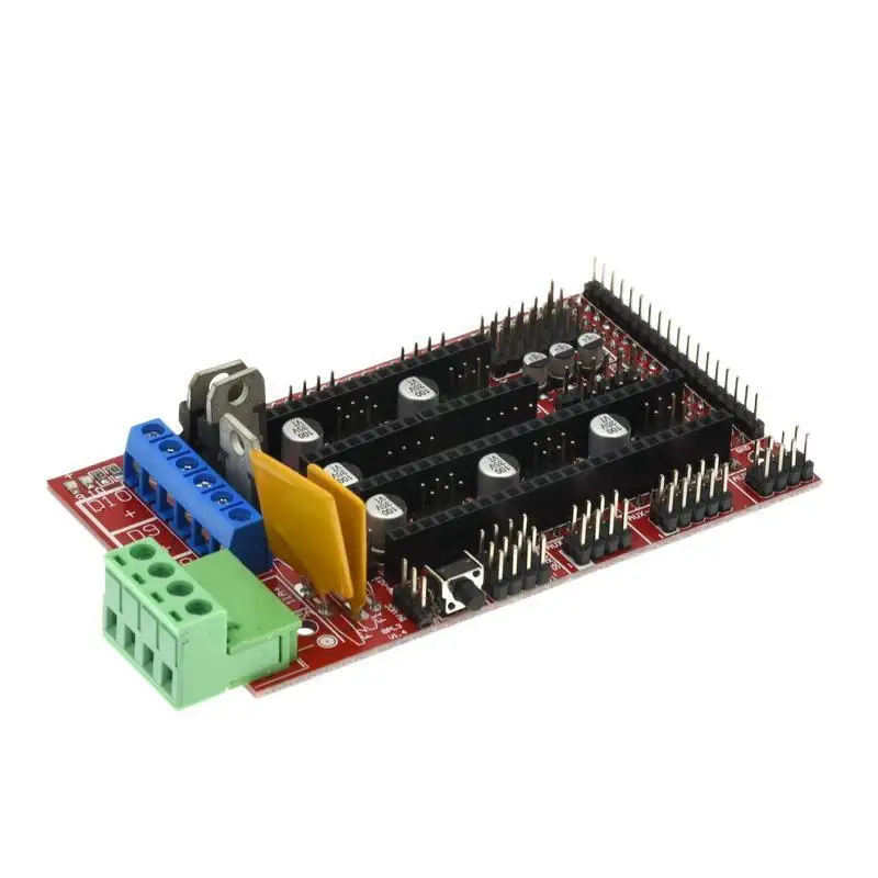 RAMPS 1.4 1.5 1.6 Panel Part Motherboard 3D Printers Parts Shield Red Black Controls images - 6
