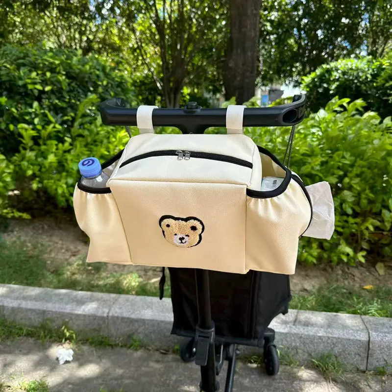 Nuova Borsa Multifunzionale per Passeggino, Leggera e Pratica, per Organizzare gli Accessori del Bambino