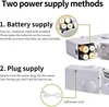 Portable Mini Electric Sewing Machine Handheld Bobbin Needlework Handwork Home Travel Sewing Accessories Complete Set of Tools 4