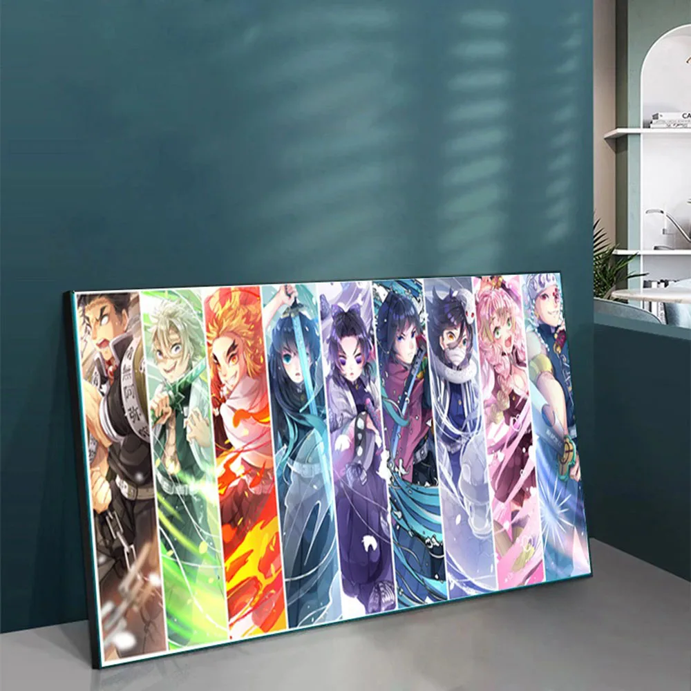 Demon Slayer Poster E Stampe Anime Giapponesi Kimetsu No Yaiba Canvas Painting Manga Series Art Pictures For Kid Bedroom Decor