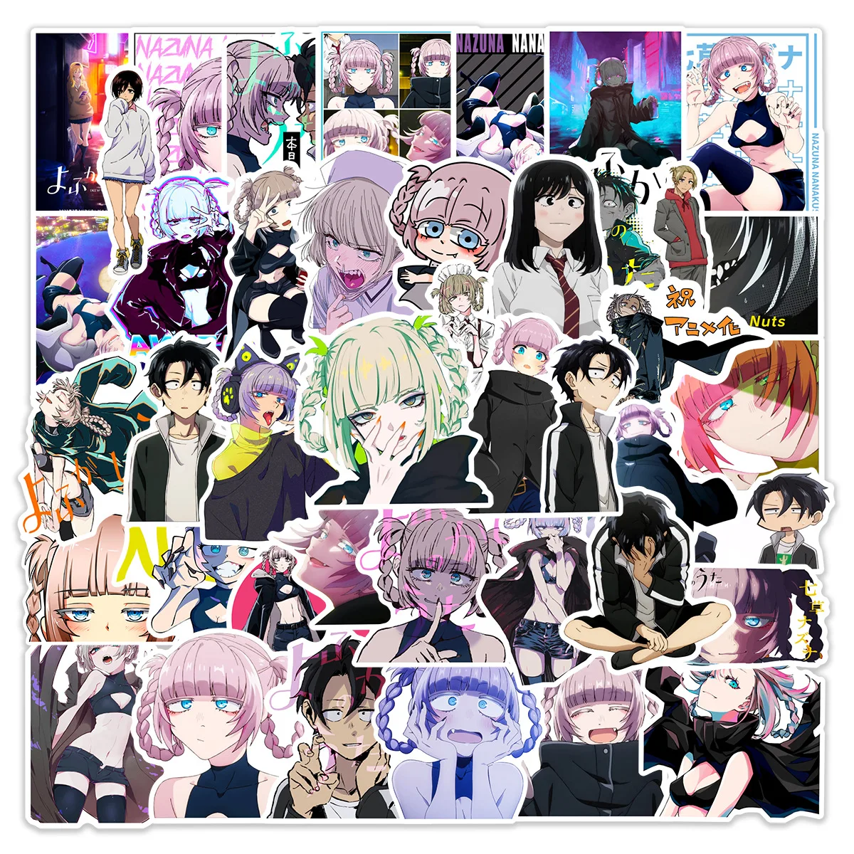 

50PCS NEW Anime Sticker CALL OF THE NIGHT DIY Toy Skateboard Laptop Bicycle Decals Graffiti Sticker