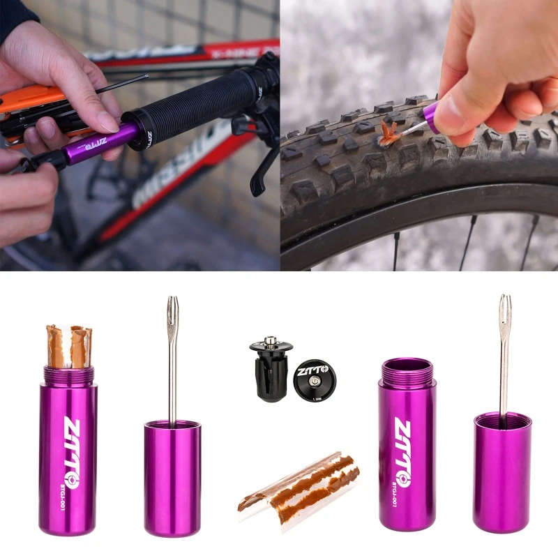 Dynaplug Racer Pro Tubeless Bicycle Tire Repair Kit Gold 