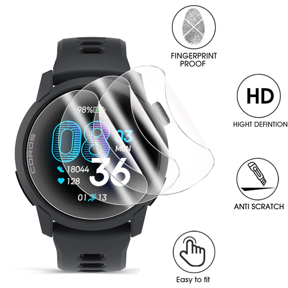 HD Anti-Scratch Hydrogel Screen Protector for Smartwatches - Premium Watch Cover Accessories