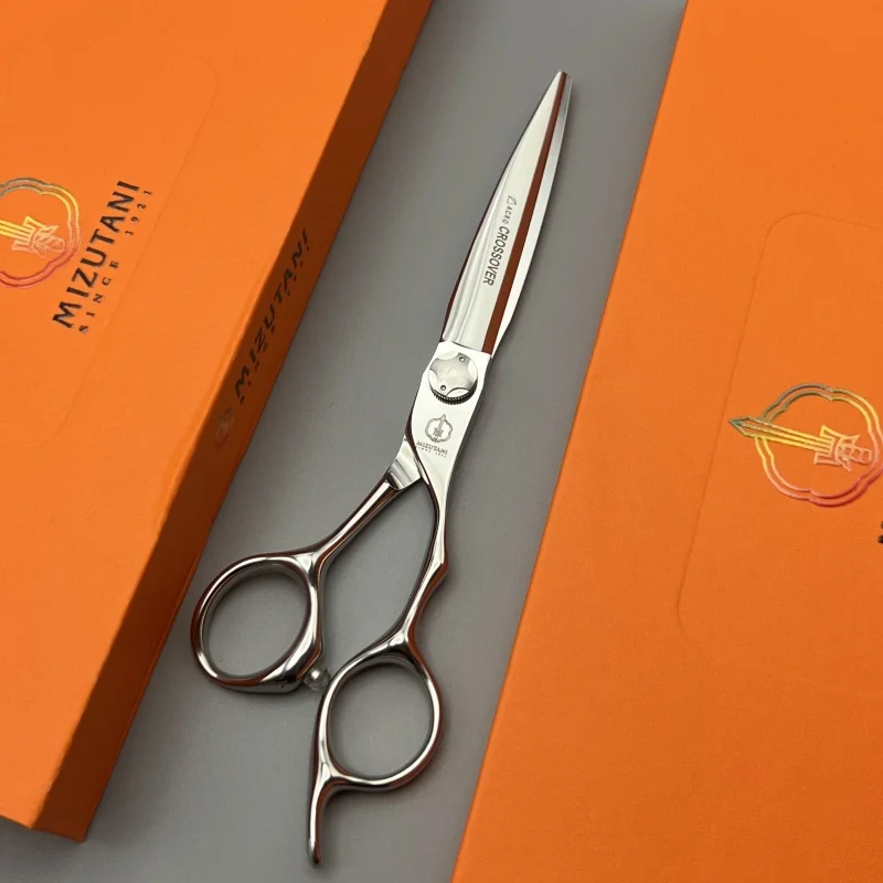 MIZUTANI speciality Hair gallery flat scissors 6.0 7inch thin hair scissors Professional barber shop barber scissors tool set