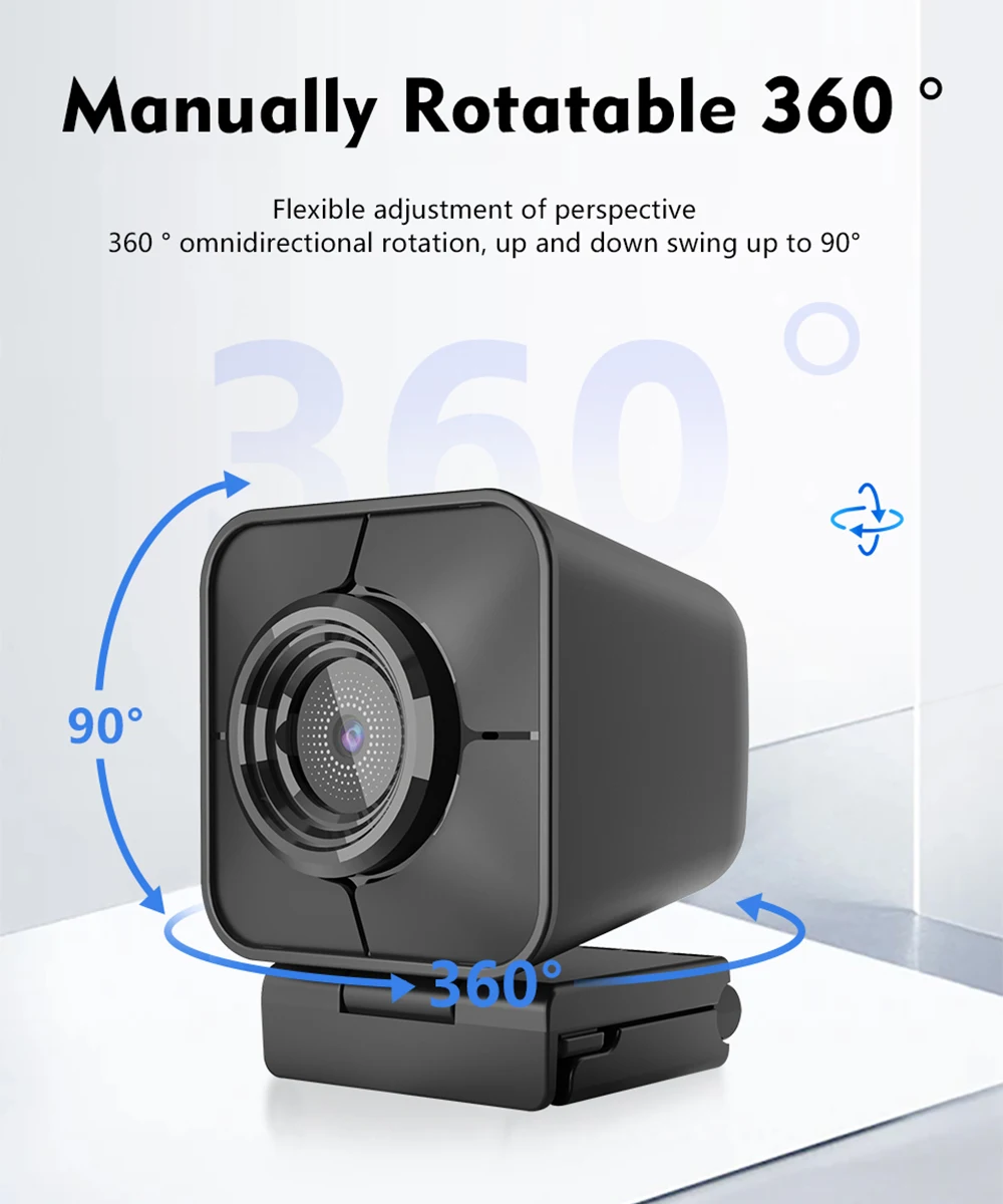 Webcam che mostra la chiarezza 4K