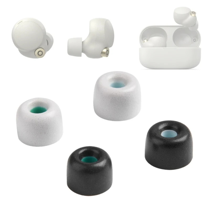 For Sony WF1000XM4 Memory Foam Earbud Tips Noise Reducing Eartips Replacement Buds Tip Earplugs