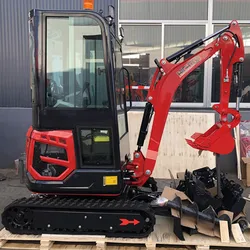 Mini excavadoras HT18, excavadora pequeña de 1,8 toneladas, 1,5 t, con oscilación
