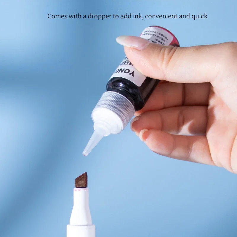 Marker Pen Ink Refill Liquid Single-pack Marker Pen Ink Replenishment Liquid 20ML Universal Multi-color Optional Oily Quick-drying Filling