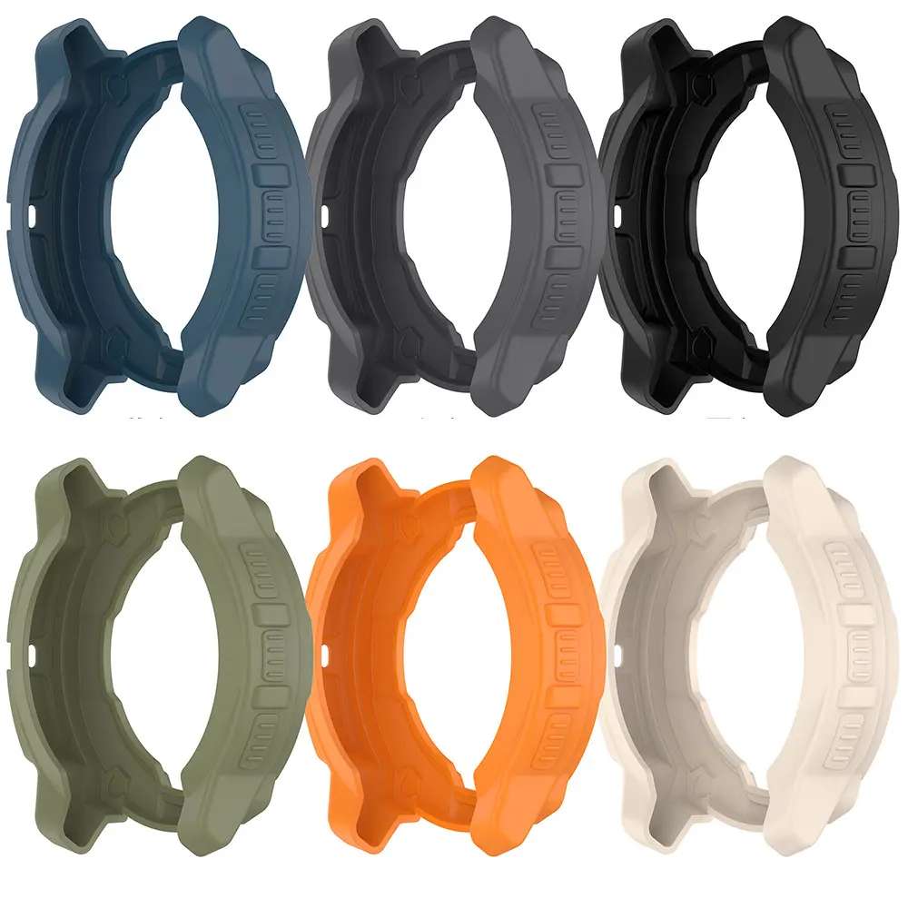 Garmin Instinct 3 용 TPU 케이스 커버 45mm 50mm 범퍼 보호 쉘 Garmin Instinct 3 보호 프레임 용 실리콘 케이스