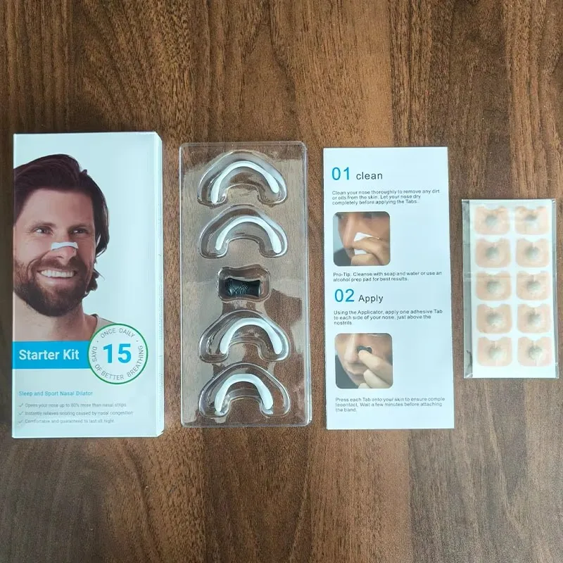 Magnetic Nasal Strips Sports Nasal Breathing Dilators Kits Increase Air Intake Improve Sleeping Reduce Snore Anti Snoring Device 4
