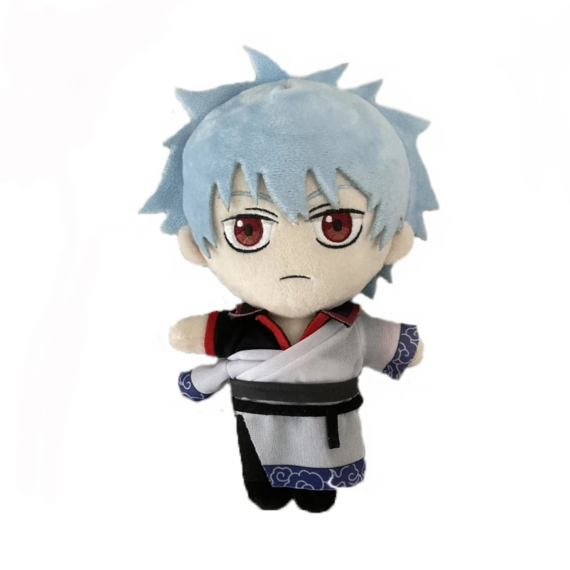 

Плюшевая кукла из аниме Gintama Sakata Gintoki, 20 см, мультяшная милая мягкая набивная Подушка, детский подарок на день рождения, косплей