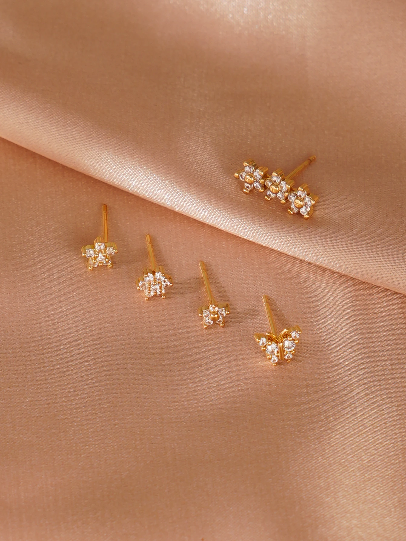 Sparkling Cubic Zirconia Butterfly Earrings for Daily Use