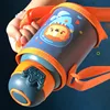 480ml Kids Thermos Bottle Cute Children's Thermal Water Bottle with Straw Stainless Steel Thermos Mug for Kid Portable Water Cup 2
