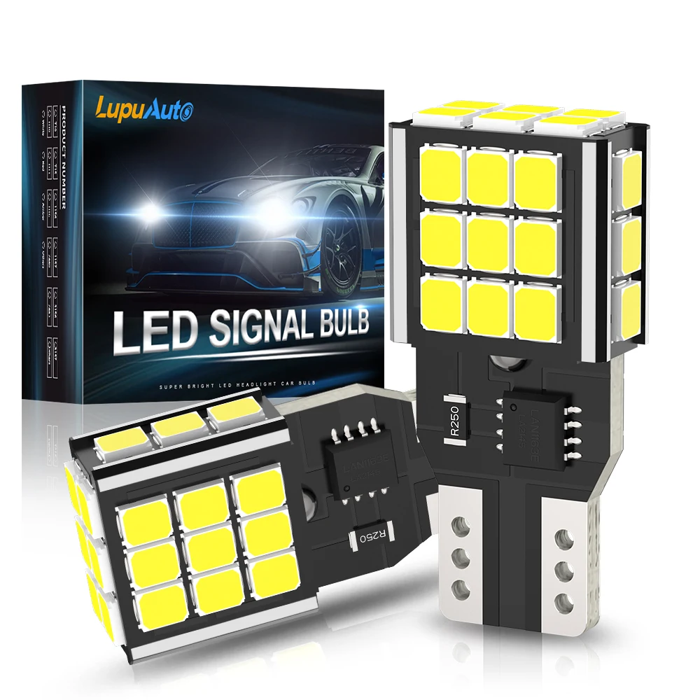 2PCSLEDT15W16WLEDReverseLightBlubLamp921912T16902LEDBulbs