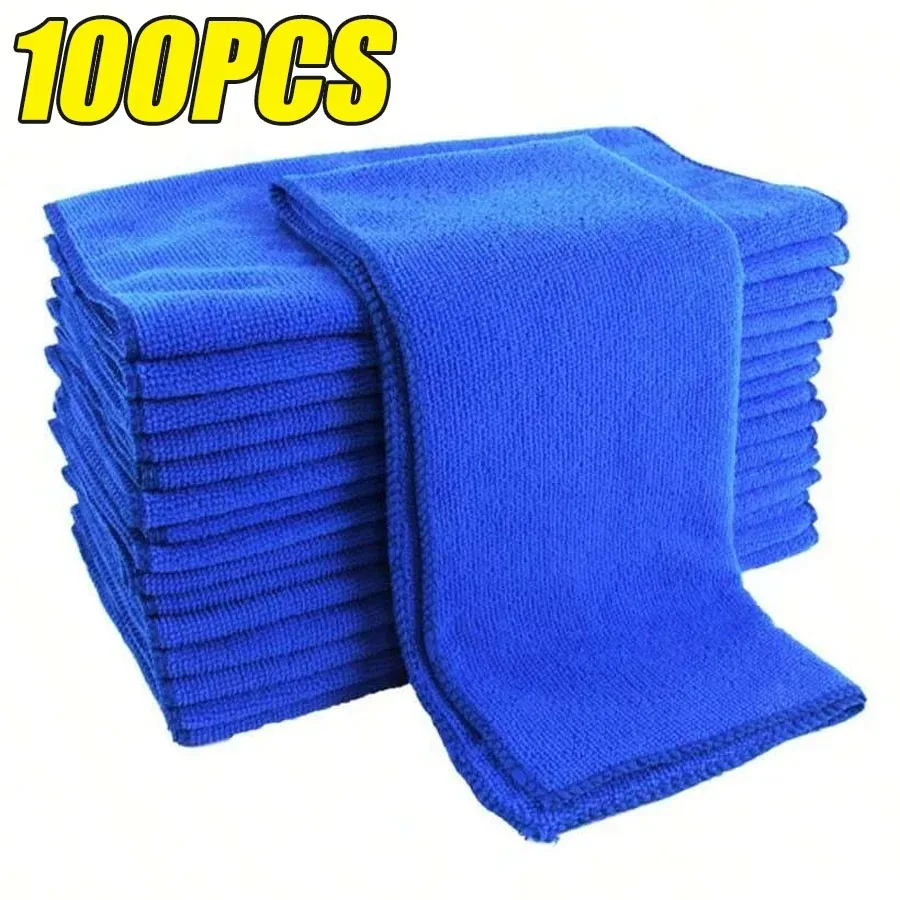 Ultra-Absorbent Microfiber Cleaning Cloths - Lint-Free, Reusable Towels