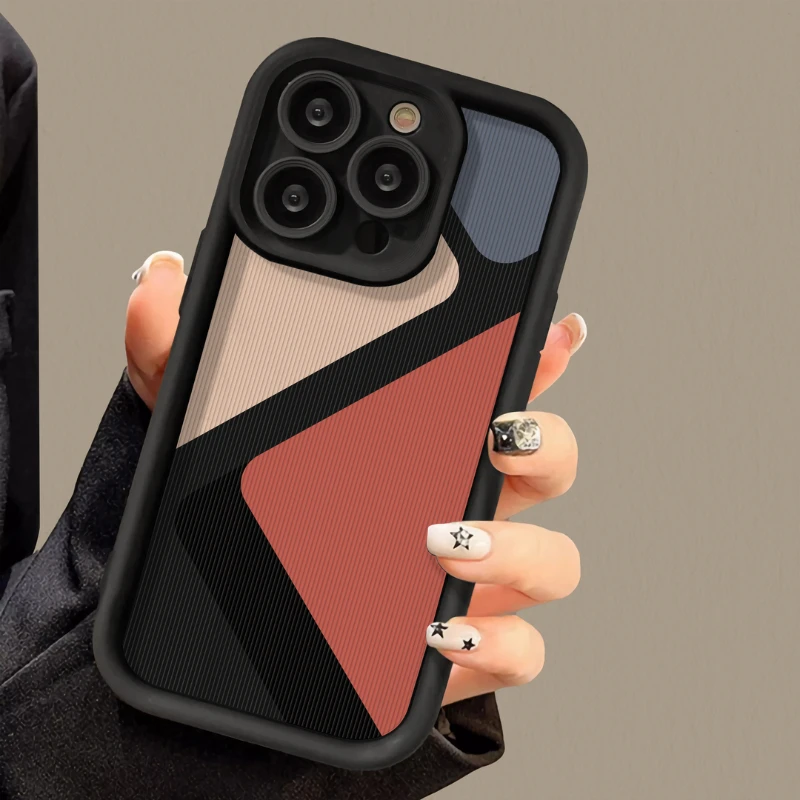 

plaid pattern Phone Case For iPhone 14 13 11 12 15 Pro Max 7 8Plus XS XR XS MAX Soft Silicone Fashion Shockproof Back Cover Case