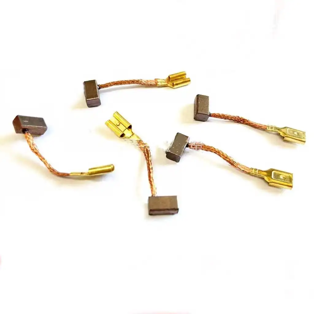 10pcs for Toyota Corolla car glass lift motor carbon brush 4*4.5*8 side socket with copper